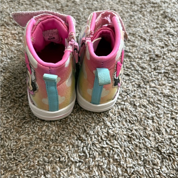 Bundle of Kids High-Top Sneakers with Pink and Blue Accents - Picture 2 of 15